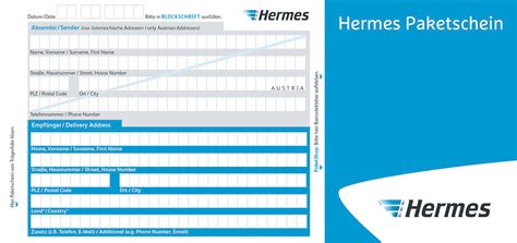 paketschein zum ausdrucken Hermes